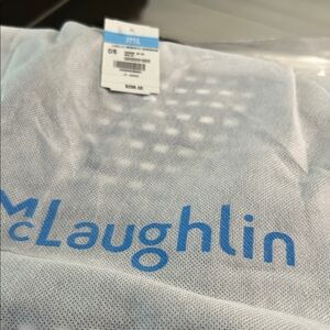 JMcLaughlin Lucille Women's Handbag Denim Blue Woven Leather Tote‎